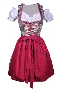 Dirndl schwarz-wei kariert