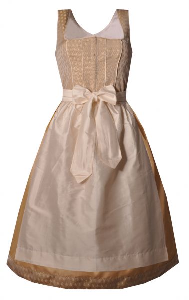 Dirndl midi 65 cm Pimmersdorf beige creme Hannah Collection