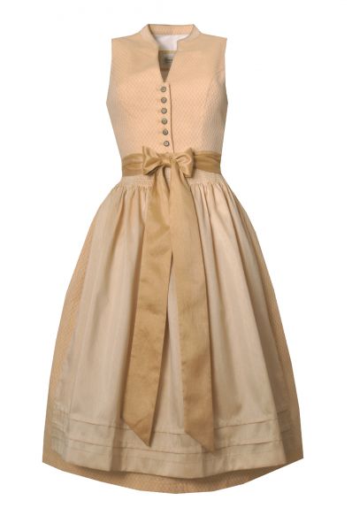 B-Ware / 2. Wahl - Dirndl midi 70 cm Wechterswinkel gelb gold Stockerpoint