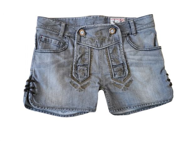 B-Ware / 2. Wahl Trachtenshorts Short kurz Hose Gigi grau Stockerpoint