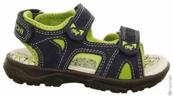 Sandale Sandalette mit Klett blau navy grün Lurchi
