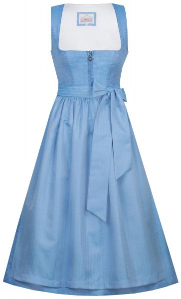 Dirndl midi 65 cm Zora malibu hellblau blau Marjo