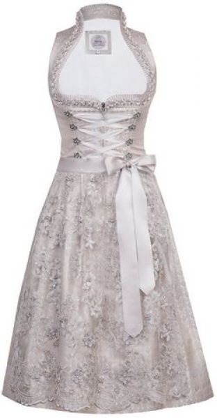 B-Ware / 2. Wahl - Dirndl midi 65 cm Nadja champagner Marjo