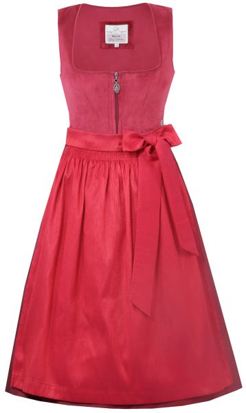 Dirndl midi 65cm Pinzberg magenta rot Marjo