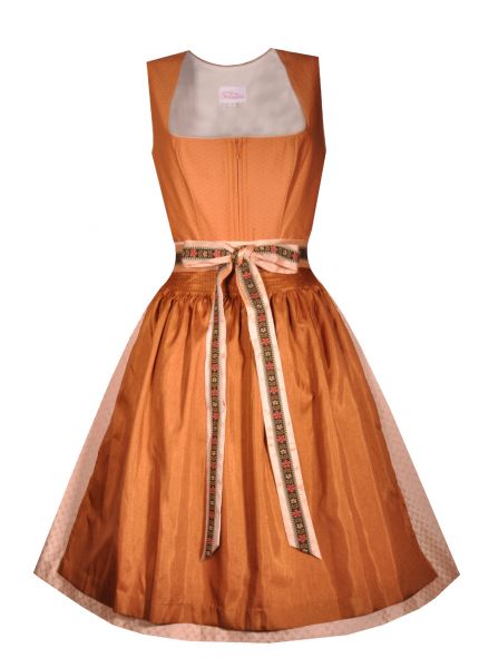 Dirndl midi 60cm Daniela orange Julia Trentini