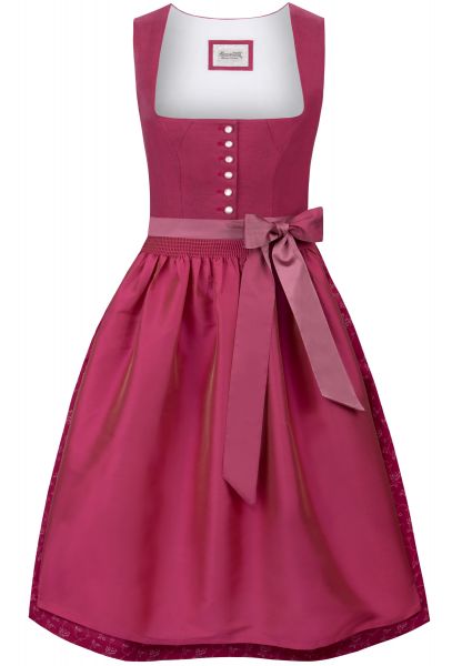 B-Ware / 2. Wahl - Dirndl midi 70 cm Viano Beere rosa pink Stockerpoint